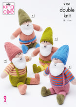 Load image into Gallery viewer, NEW Knitting Pattern: Gnome Knitted Toys in DK Yarn
