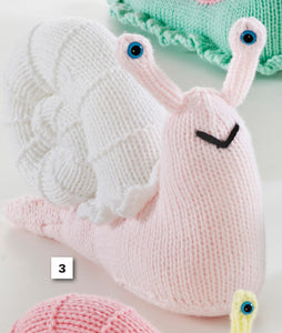Knitting Pattern: Snails in Chunky Yarn