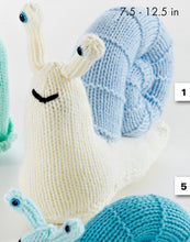 Load image into Gallery viewer, Knitting Pattern: Snails in Chunky Yarn
