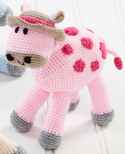 Crochet Pattern: Amigurumi Toy Cows in DK Yarn