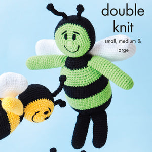 SALE: Crochet Pattern: Amigurumi Toy Bees in DK Yarn