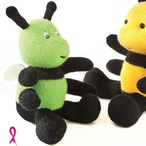 Knitting Pattern: Bees in DK Yarn