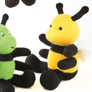 Knitting Pattern: Bees in DK Yarn
