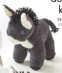 Knitting Pattern: Donkeys in King Cole Truffle Yarn