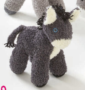 Knitting Pattern: Donkeys in King Cole Truffle Yarn