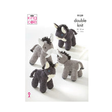 Load image into Gallery viewer, Knitting Pattern: Donkeys in King Cole Truffle Yarn
