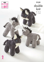 Load image into Gallery viewer, Knitting Pattern: Donkeys in King Cole Truffle Yarn
