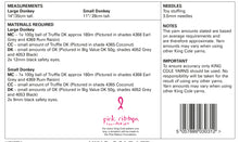 Load image into Gallery viewer, Knitting Pattern: Donkeys in King Cole Truffle Yarn
