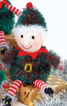 Load image into Gallery viewer, Knitting Pattern: Easy Knit Christmas Elves in Tinsel Chunky and DK Yarn
