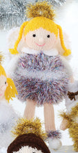 Load image into Gallery viewer, Knitting Pattern: Christmas Angels in Tinsel Chunky and DK Yarn
