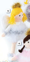 Load image into Gallery viewer, Knitting Pattern: Christmas Angels in Tinsel Chunky and DK Yarn
