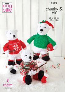 SALE: Knitting Pattern: Polar Bears