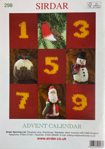 SALE: Advent Calendar Knitting Pattern with Knitted Keepsakes