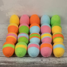 Load image into Gallery viewer, DIGITAL Knitting Pattern: Hand-Knitted Easter Eggs
