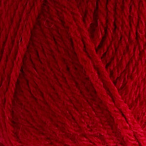 Aran Yarn: Aztec Aran with Alpaca, Red, 100g