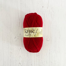 Load image into Gallery viewer, Aran Yarn: Aztec Aran with Alpaca, Red, 100g
