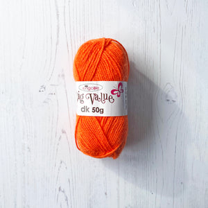 DK Yarn: King Cole Big Value, Orange, 50g