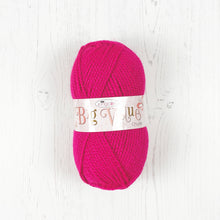 Load image into Gallery viewer, Chunky Yarn: Big Value Chunky in Bright Pink, 100g Ball
