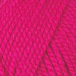 Chunky Yarn: Big Value Chunky in Bright Pink, 100g Ball