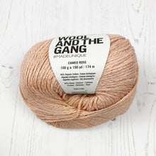 Load image into Gallery viewer, Yarn: Wool and the Gang Buddy Hemp in Cameo Rose, 100g
