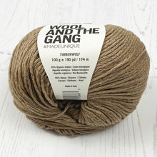 Load image into Gallery viewer, Yarn: Wool and the Gang Buddy Hemp in Timberwolf, 100g
