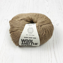 Load image into Gallery viewer, Yarn: Wool and the Gang Buddy Hemp in Timberwolf, 100g
