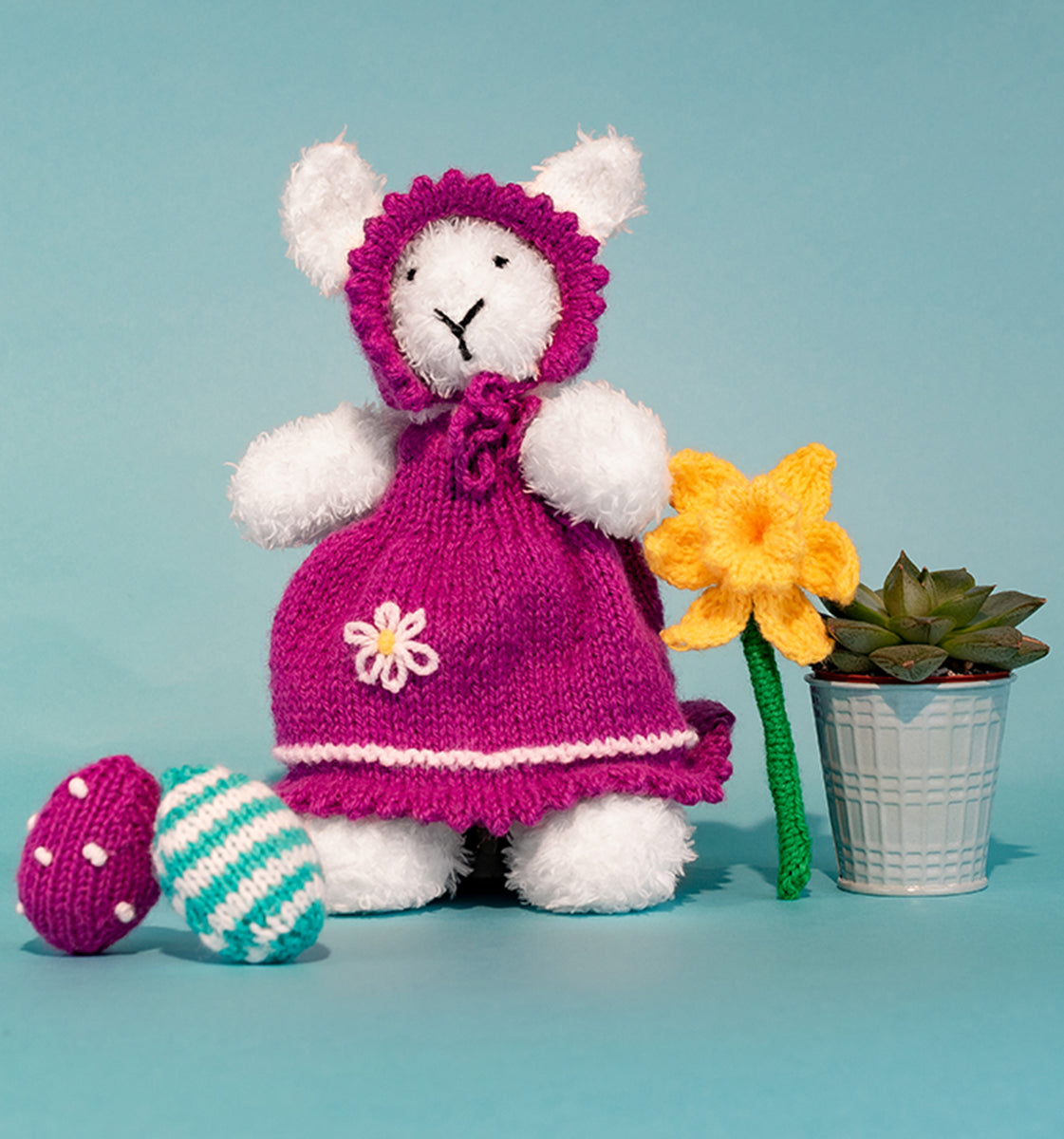 Knitted Rabbit Book Knitting Pattern Book: Bunny Book 1 – YardandYarn