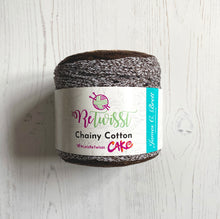 Load image into Gallery viewer, Yarn: Retwisst Recycled Chainy Cotton Cake Browns Five Colour Gradient, 250g

