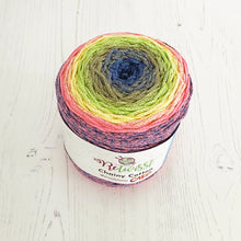 Load image into Gallery viewer, Yarn: Retwisst Recycled Chainy Cotton Cake Five Colour Gradient, 250g
