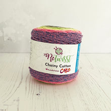 Load image into Gallery viewer, Yarn: Retwisst Recycled Chainy Cotton Cake Five Colour Gradient, 250g
