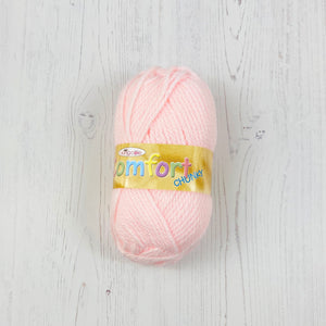 Pattern + Yarn: Baby Hat in Cream or Pink Chunky Baby Yarn