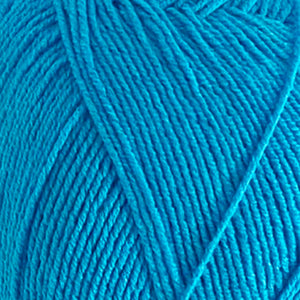 Sock Yarn: Cotton Socks 4 Ply in Blue, 100g Ball