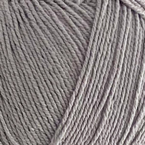Sock Yarn: Cotton Socks 4 Ply in Silver, 100g Ball