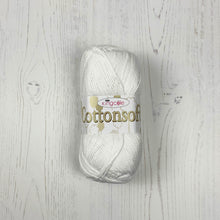 Load image into Gallery viewer, DK Yarn: Cottonsoft, White, 100g
