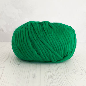 Super Chunky Yarn: Crazy Sexy Wool in Emerald Green, 200g