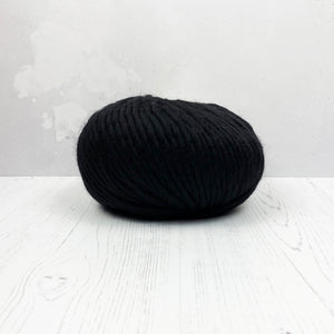 Super Chunky Yarn: Crazy Sexy Wool in Space Black, 200g