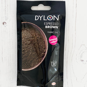 Dylon Fabric Hand Dye, 50g Sachet, Espresso Brown