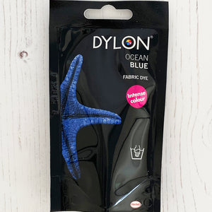 Dylon Fabric Hand Dye, 50g Sachet, Ocean Blue