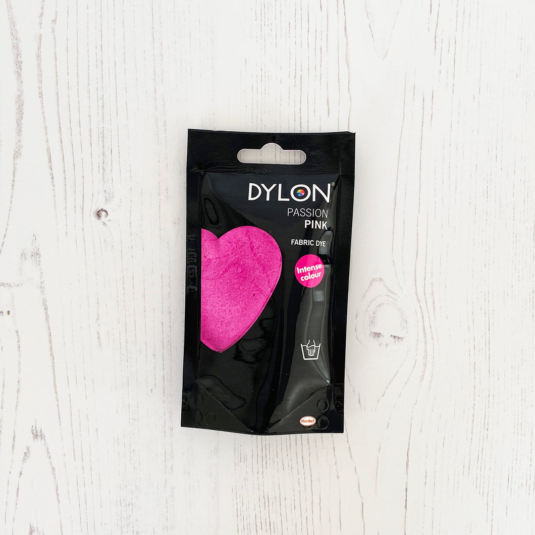 Dylon Fabric Hand Dye, 50g Sachet, Passion Pink