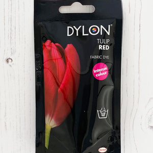 Dylon Fabric Hand Dye, 50g Sachet, Tulip Red