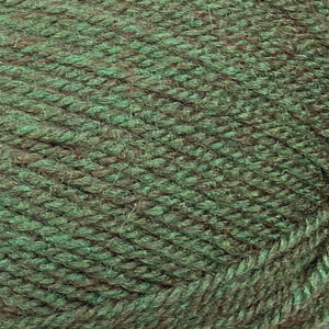 Aran Yarn: Forest Green Fashion Aran with Wool, 400g