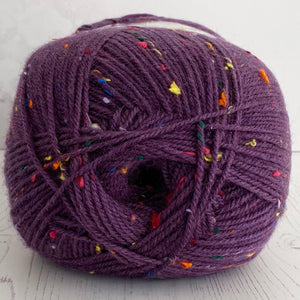 Aran Yarn: Purple Fashion Aran with Wool, 400g