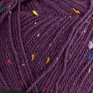 Aran Yarn: Purple Fashion Aran with Wool, 400g