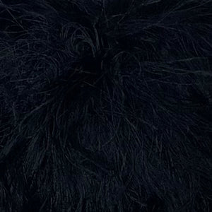 Yarn: Black Faux Fur Yarn, 100g
