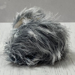 Yarn: Grey Faux Fur Yarn, 100g