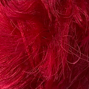 Yarn: Red Faux Fur Yarn, 100g