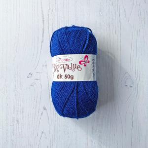 DK Yarn: King Cole Big Value, Navy, 50g