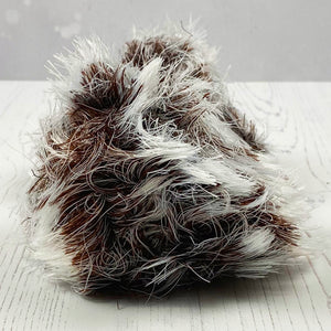 Yarn: Brown Faux Fur Yarn, Beaver, 100g