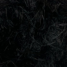 Load image into Gallery viewer, Yarn: Black Luxury Faux Fur Yarn, 100g
