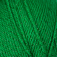 Load image into Gallery viewer, DK Yarn: Christmas Green Glitz, 100g
